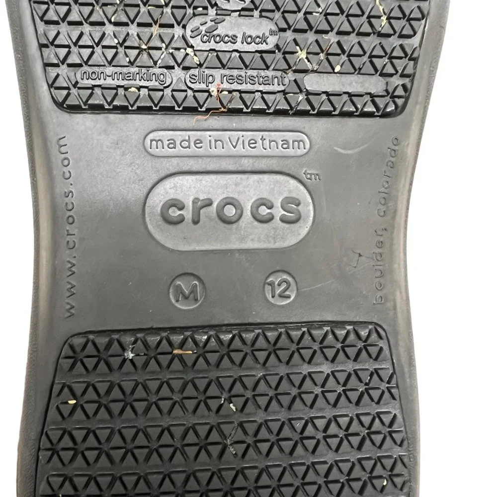 Crocs Bistro Pro Literide men's slip on work clogs size 12 - Picture 9 of 9